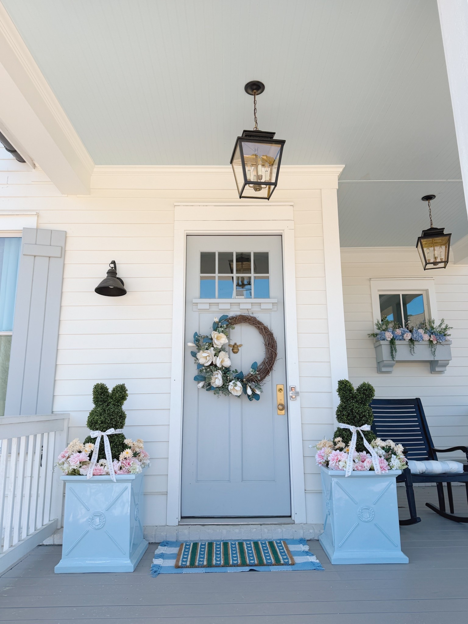 Obsessed with how the front porch is coming together for Easter with our spring and Easter decor! 

#LTKmomlife #LTKHome #LTKSeasonal