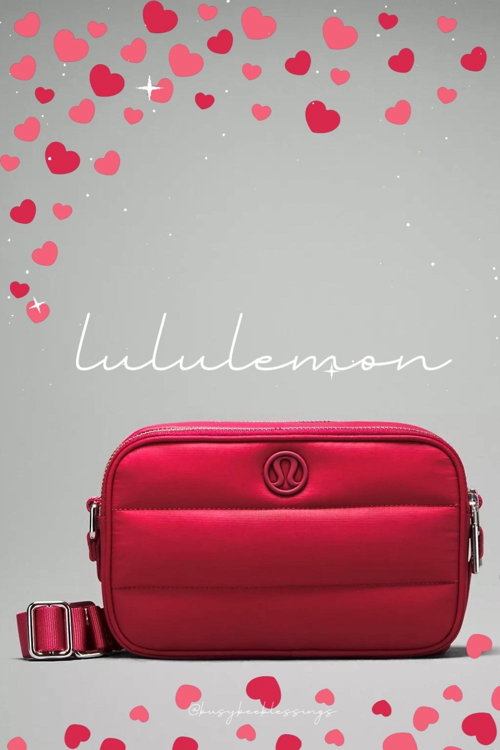 ♥️ Sale Alert ♥️ Now $59, Was $98! This lululemon puff crossover bag is a perfect Valentines’s Day gift filled with favorite treats and a special note or memorable gifts.
Other amazing sale items also linked.

#LTKfamily #LTKGiftGuide #LTKsalealert