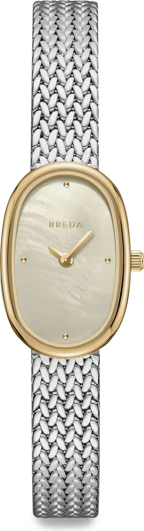 BREDA Jane Tethered Mesh Strap Watch, 18mm | Nordstrom | Nordstrom