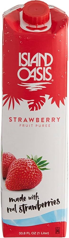 Island Oasis SB3X Premium Strawberry Drink Mix Bottle, 1 L | Amazon (US)