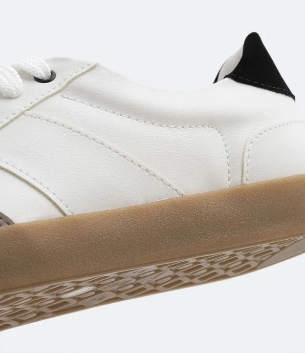 Tênis Cano Baixo com Recortes Branco | Renner (BR)