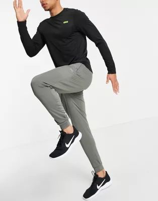 ASOS 4505 icon skinny training joggers with quick dry in khaki | ASOS (Global)
