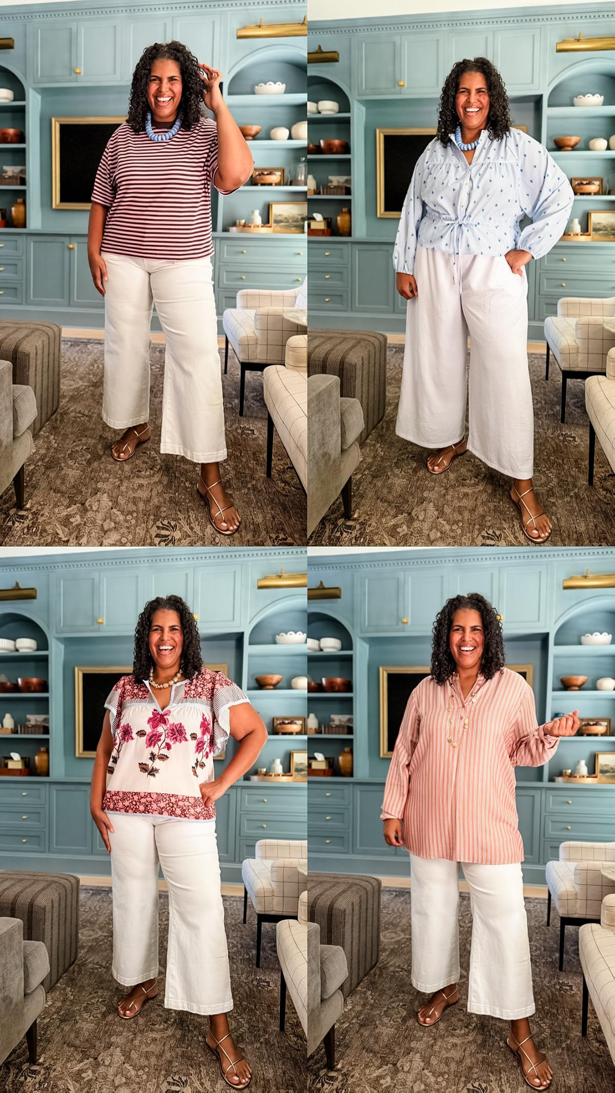 Wearing size xxl (or xl if that’s the largest size) in tops and size 3x in flowy pants + size 18 in jeans #summeressentials #amazonfinds 

 #LTKootd #LTKOver40 #LTKPlusSize