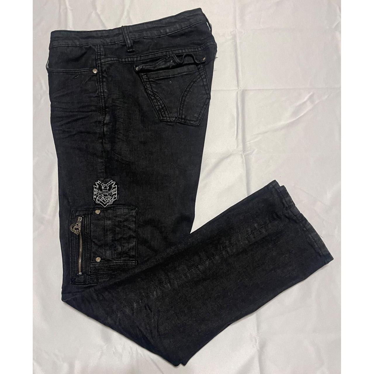 Coogi Women's Jeans - Black - XL | Depop US