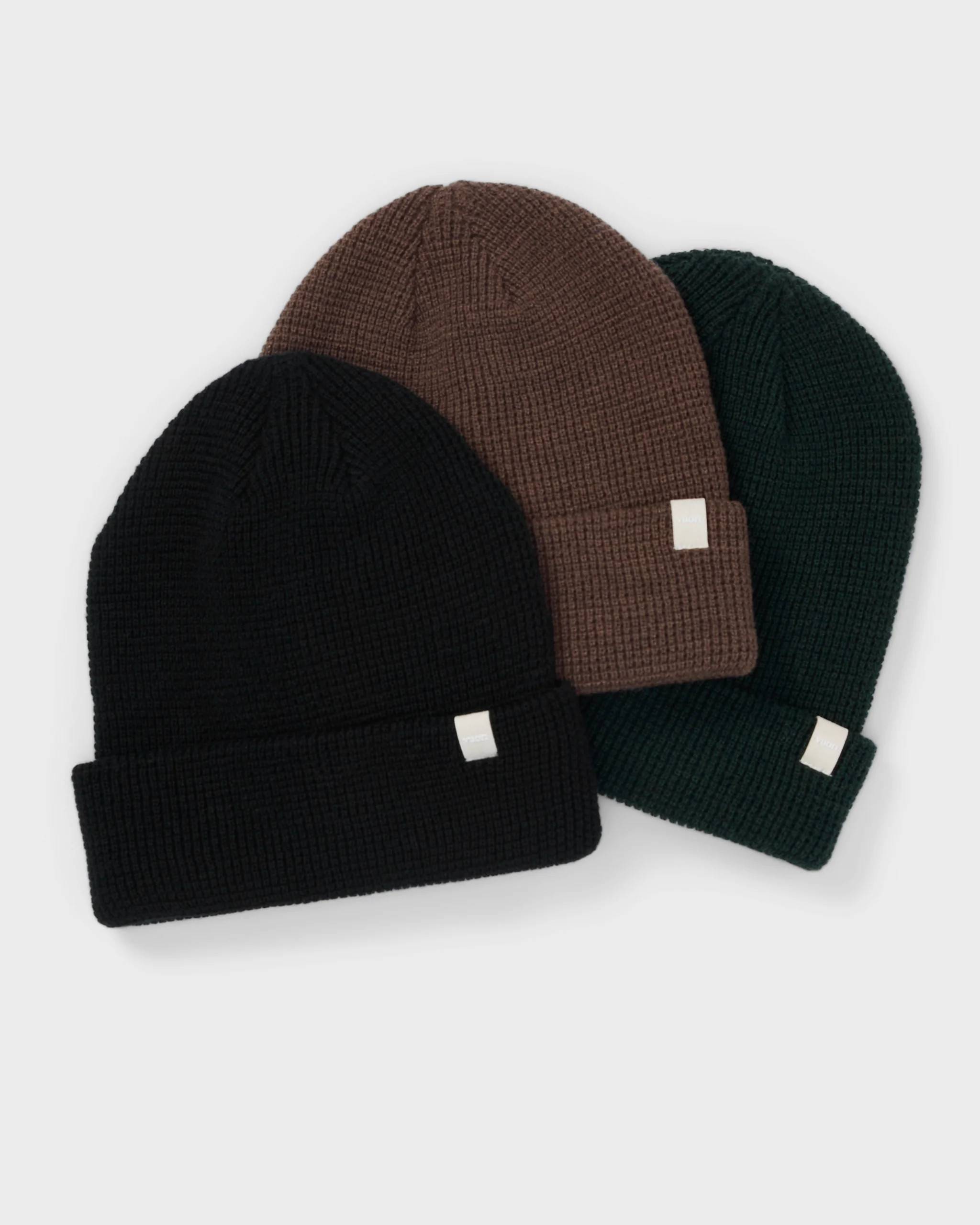 Alpine Waffle Beanie | Black Knit Beanie | Vuori | Vuori Clothing (US & Canada)