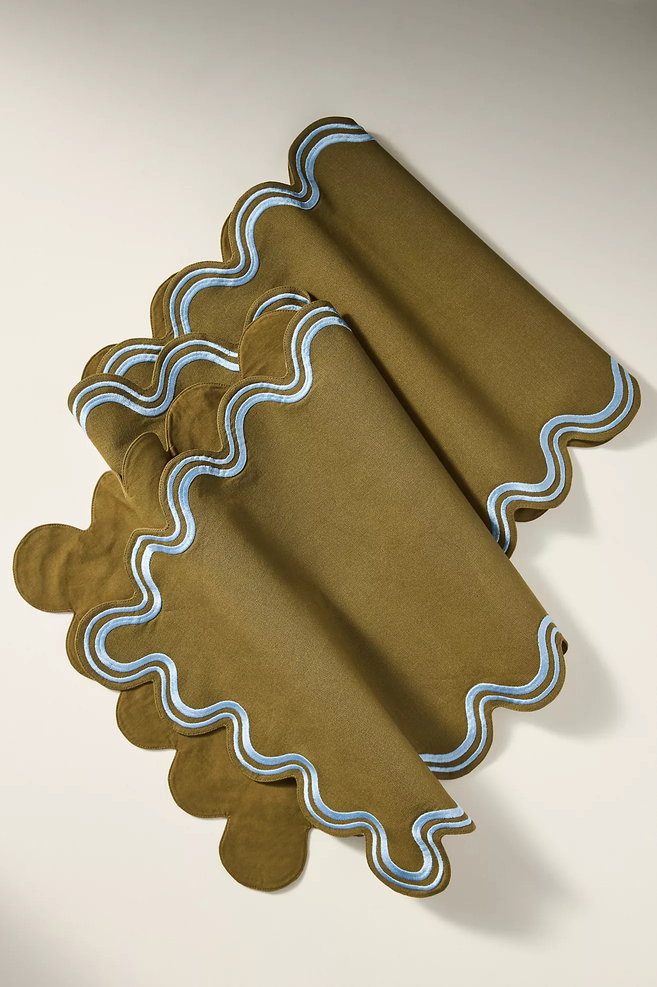 Madeline Embroidered Table Runner | Anthropologie (US)