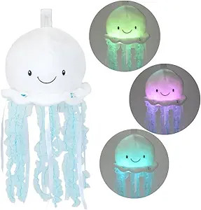 Cuddle Barn - Jellyfish Bubbles | Musical Glowing Plushie with Volume Control - Lights Change Col... | Amazon (US)