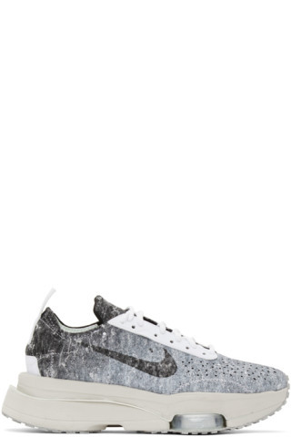 Grey Recycled Wool Air Zoom Type Sneakers | SSENSE