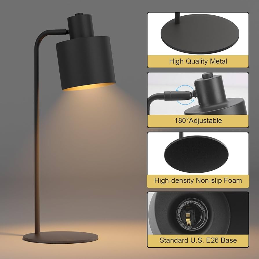 Aoceley Remote Control Table Lamp Set of 2,AA Battery Powered LED 3 Colors Dimmable Table Light,C... | Amazon (US)