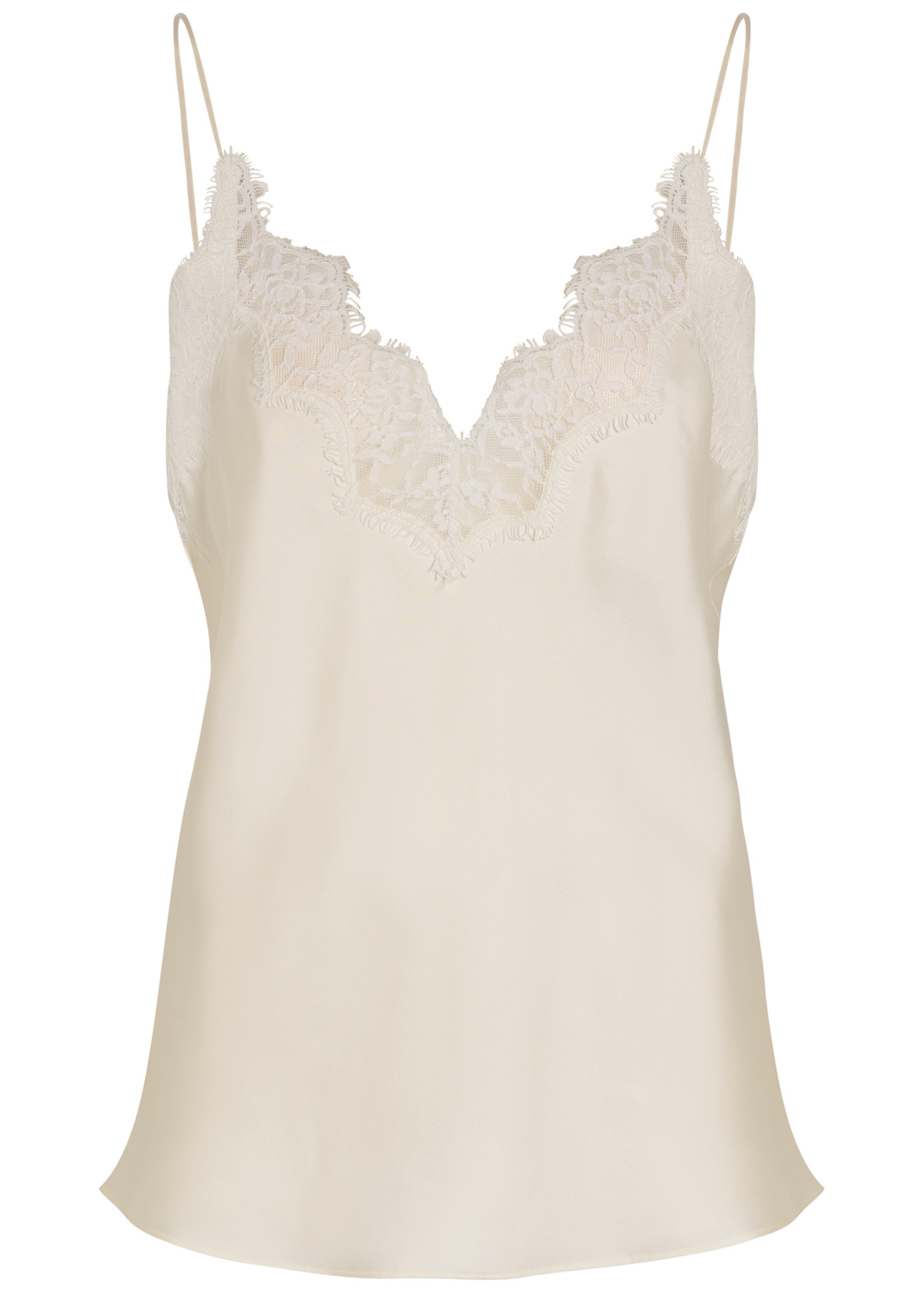 Lace-trim silk camisole top | Harvey Nichols