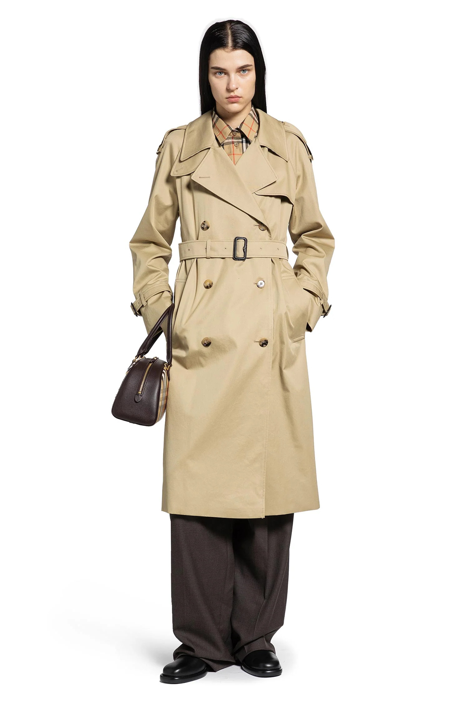 Long Castleford Trench Coat | Antonioli