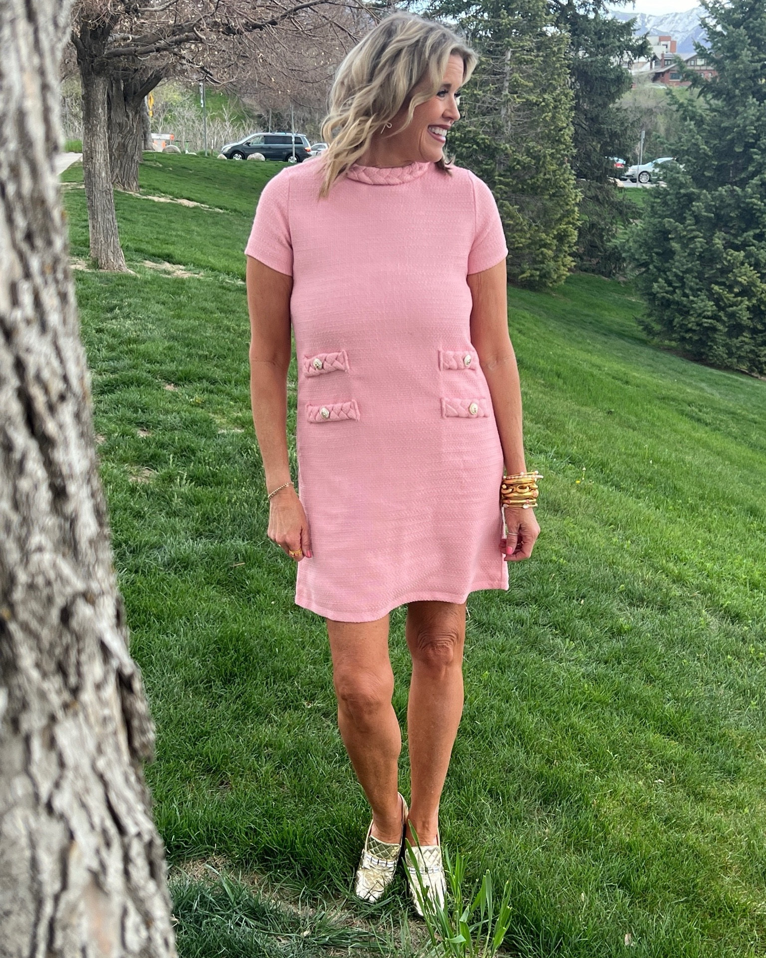🌸pretty in pink….
Under $50 this beautiful and great quality dress is a designer inspired and it doesn’t disappoint.

Fully lined, fits true to size 

I have it paired with Julie Vos jewelry

Madison Maison  handmade quilted loafers… not linkable save 15% with Cade DARCY15  on www.Madisonstyle.com

Perfect bridal shower guest Easte , Mother’s Day dress, graduation and wedding guest dress 

#amazonfind

#LTKfindsunder50 #LTKstyletip #LTKwedding

#LTKWedding #LTKFindsUnder50 #LTKStyleTip