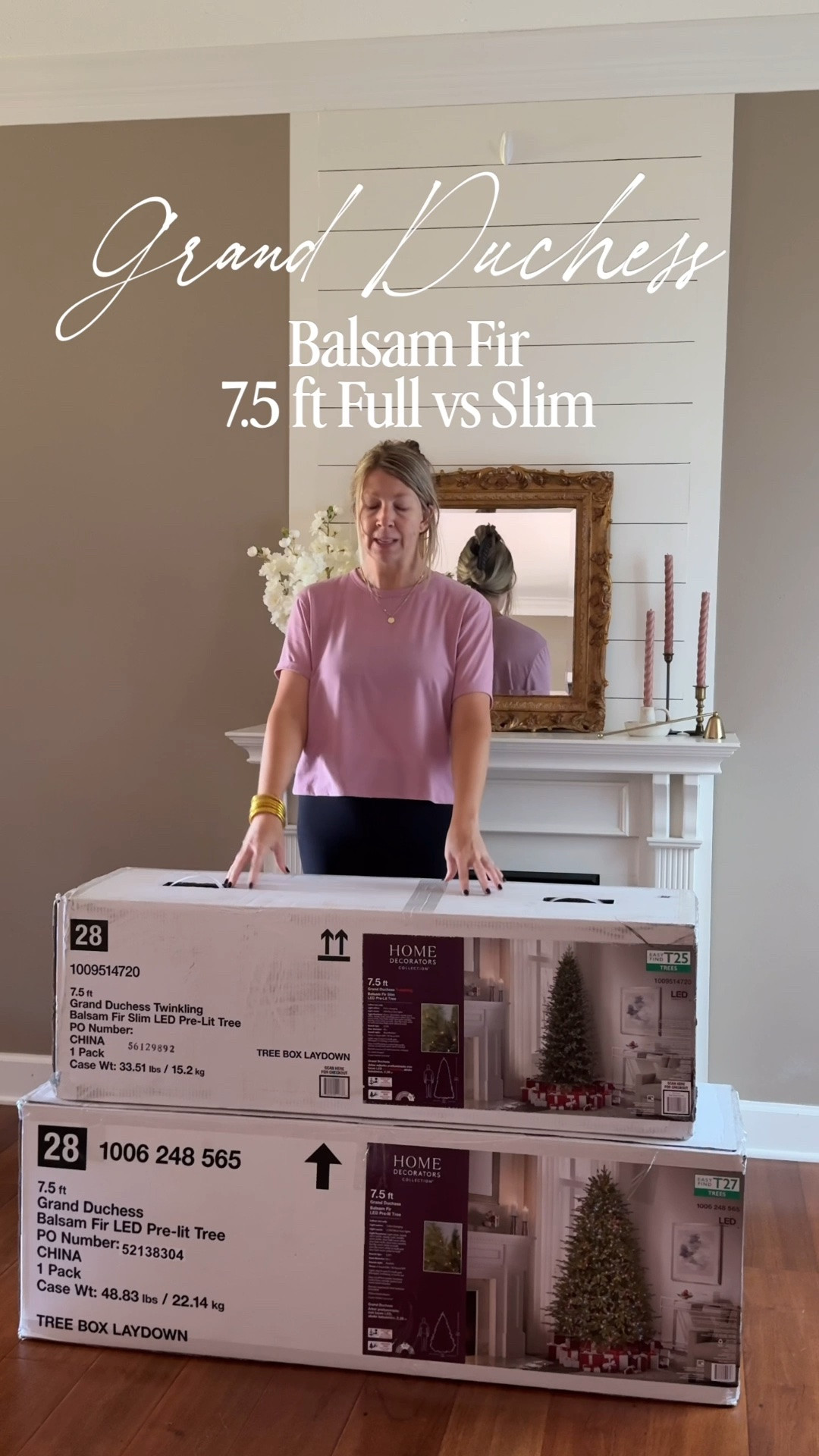 This video is an oldie but a goodie if you’re trying to decide between the full size and slim size in the Grand Duchess Balsam Fir tree from Home Depot! 🌲✨

My top pick is definitely the full size if you have room for it but the slim is also a beautiful tree! I used it in my dining room last year. Let me know if you have any questions!

#LTKSeasonal #LTKHome
