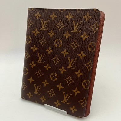 Authentic Louis Vuitton Monogram Agenda Bureau R20100 Note Cover Brown Auth B174 | eBay US