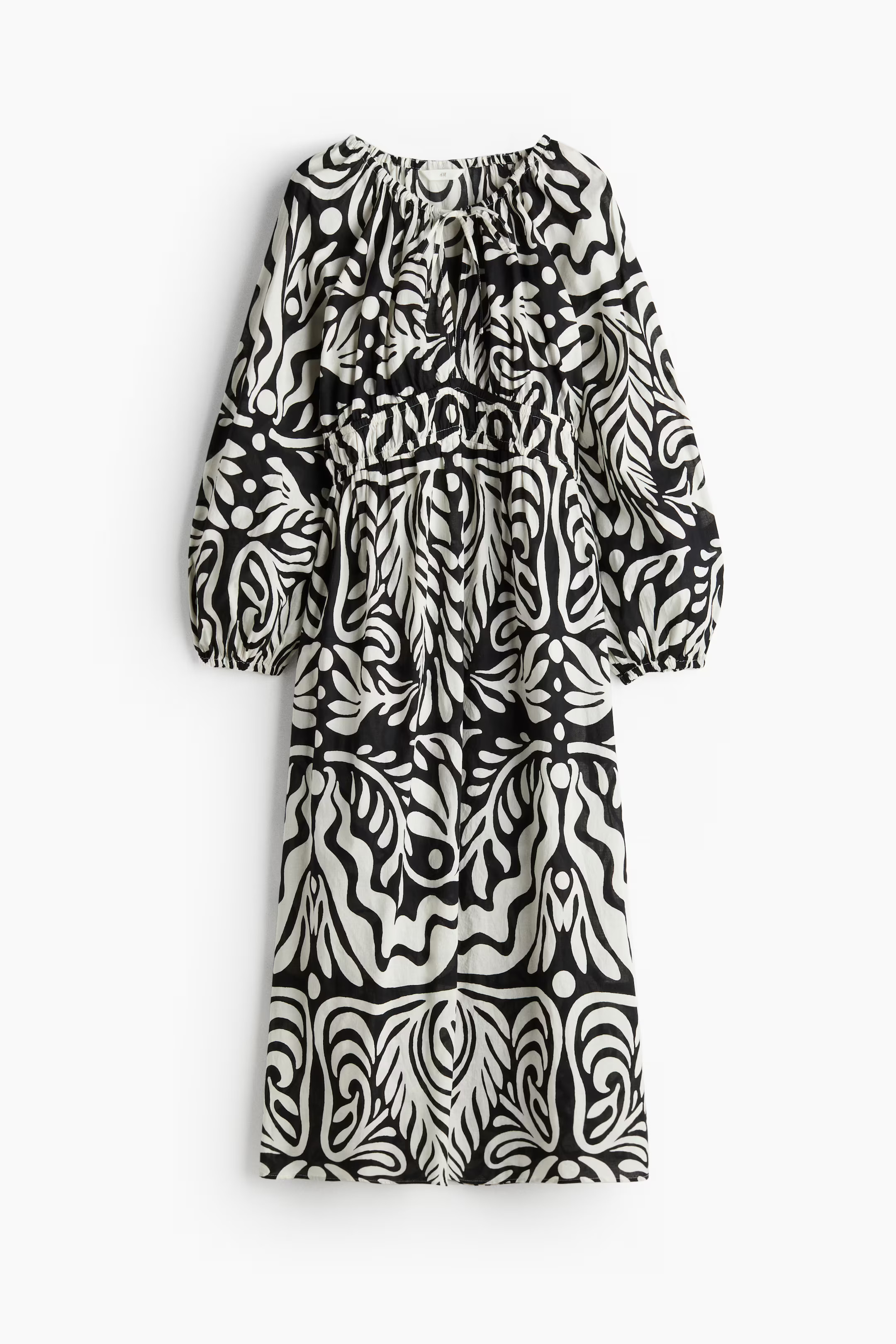 Balloon-sleeved Cotton Dress | H&M (US + CA)