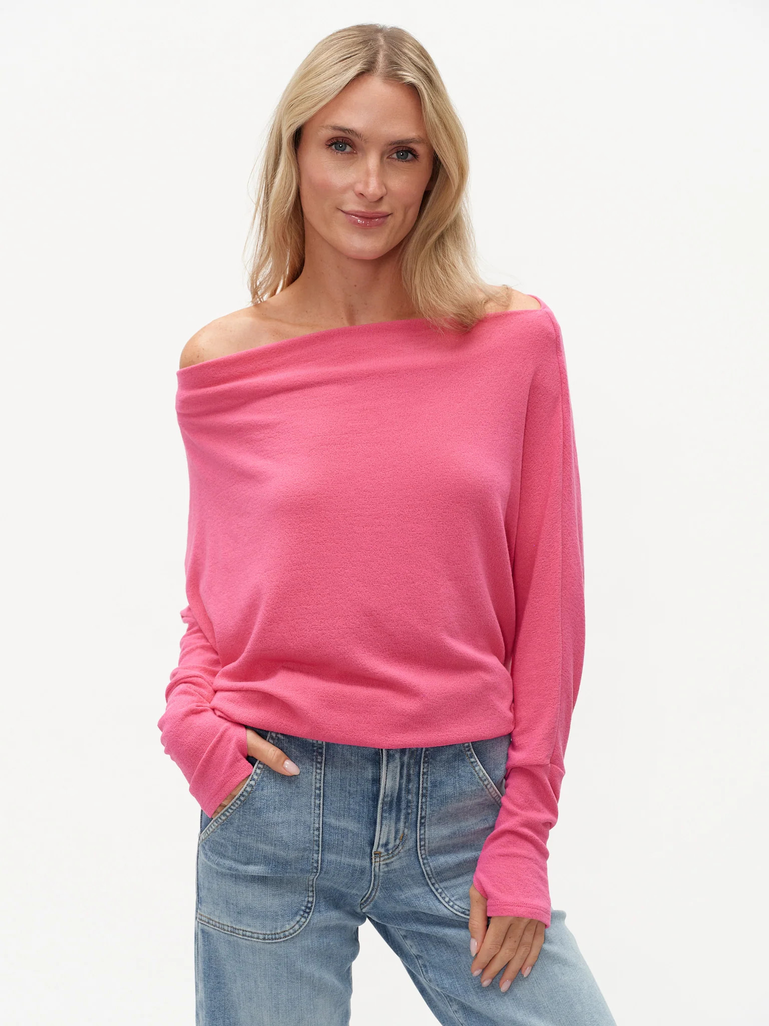 the anywhere top [carnation pink] | Six Fifty Clothing