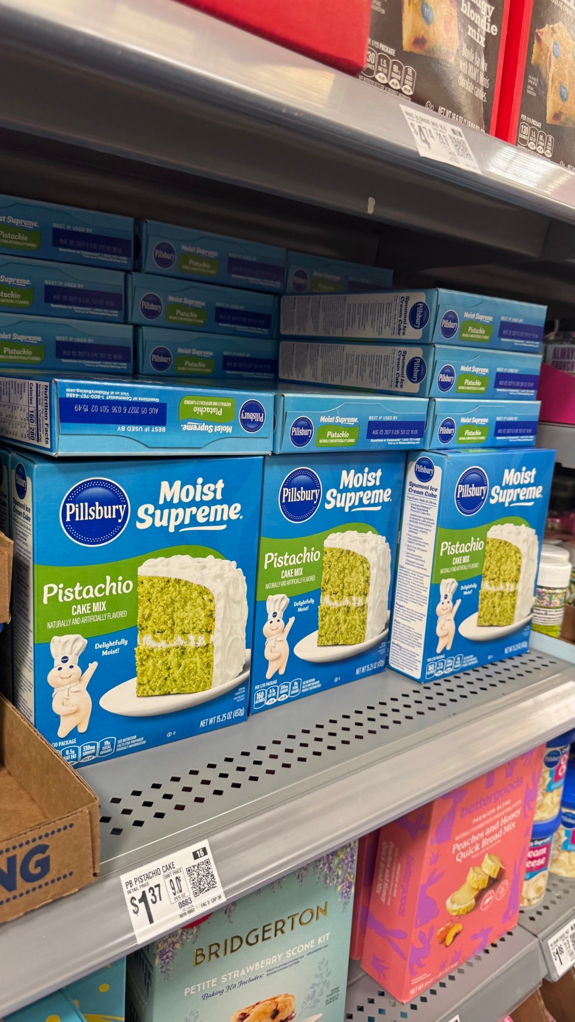 Pistachio cake mix is on the shelves at Walmart 

#LTKHome #LTKSaleAlert #LTKSpringSale