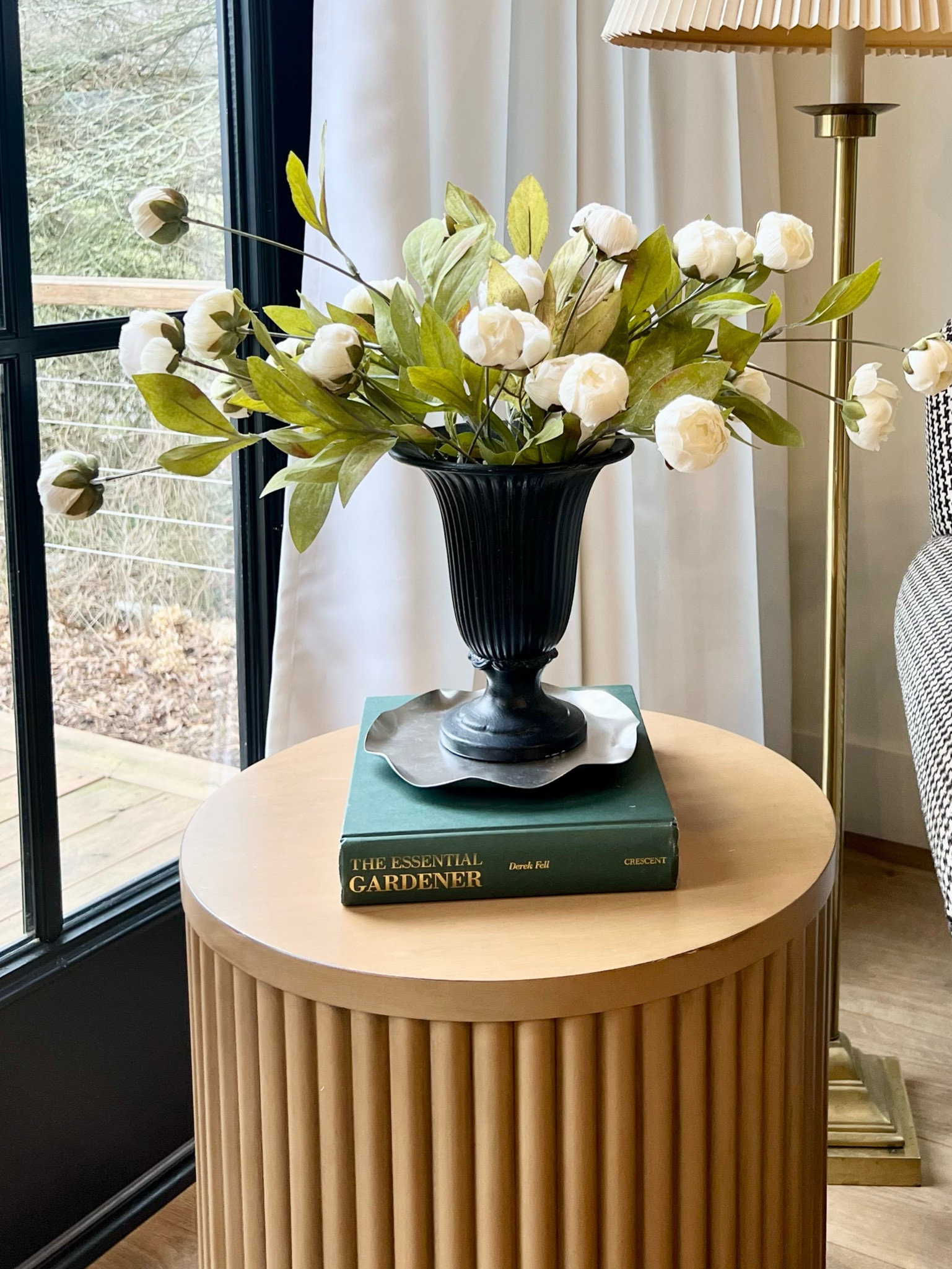 These peony stems are so beautiful! I used 7 here. They keep going in and out of stock, so keep checking!

Mine are CREAM, some singles and multipack are available in TAN. 

#fauxpeony #fauxfloral #spring

#LTKSeasonal #LTKhome