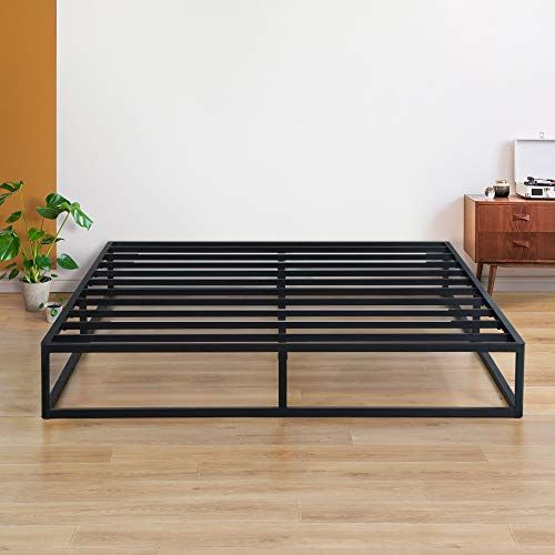 Olee Sleep 9 Inch Modern Metal Platform Bed Frame / Steel Slats / Mattress Foundation / No Box Sprin | Amazon (US)