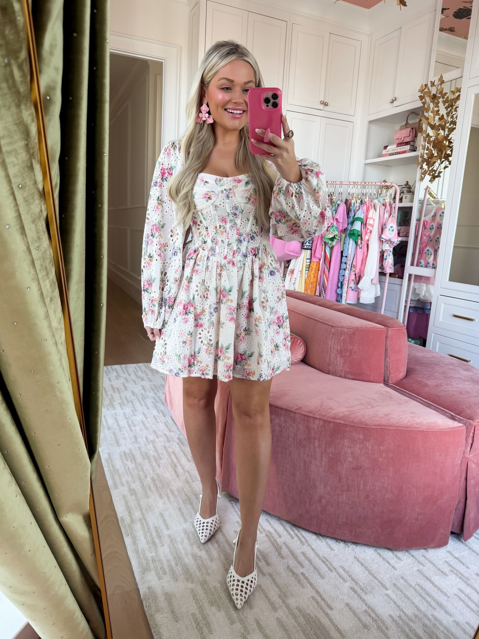 Wearing size small!
Love this dress for a shower or Easter! Perfect spring date night dress  

#LTKootd #LTKgrwm