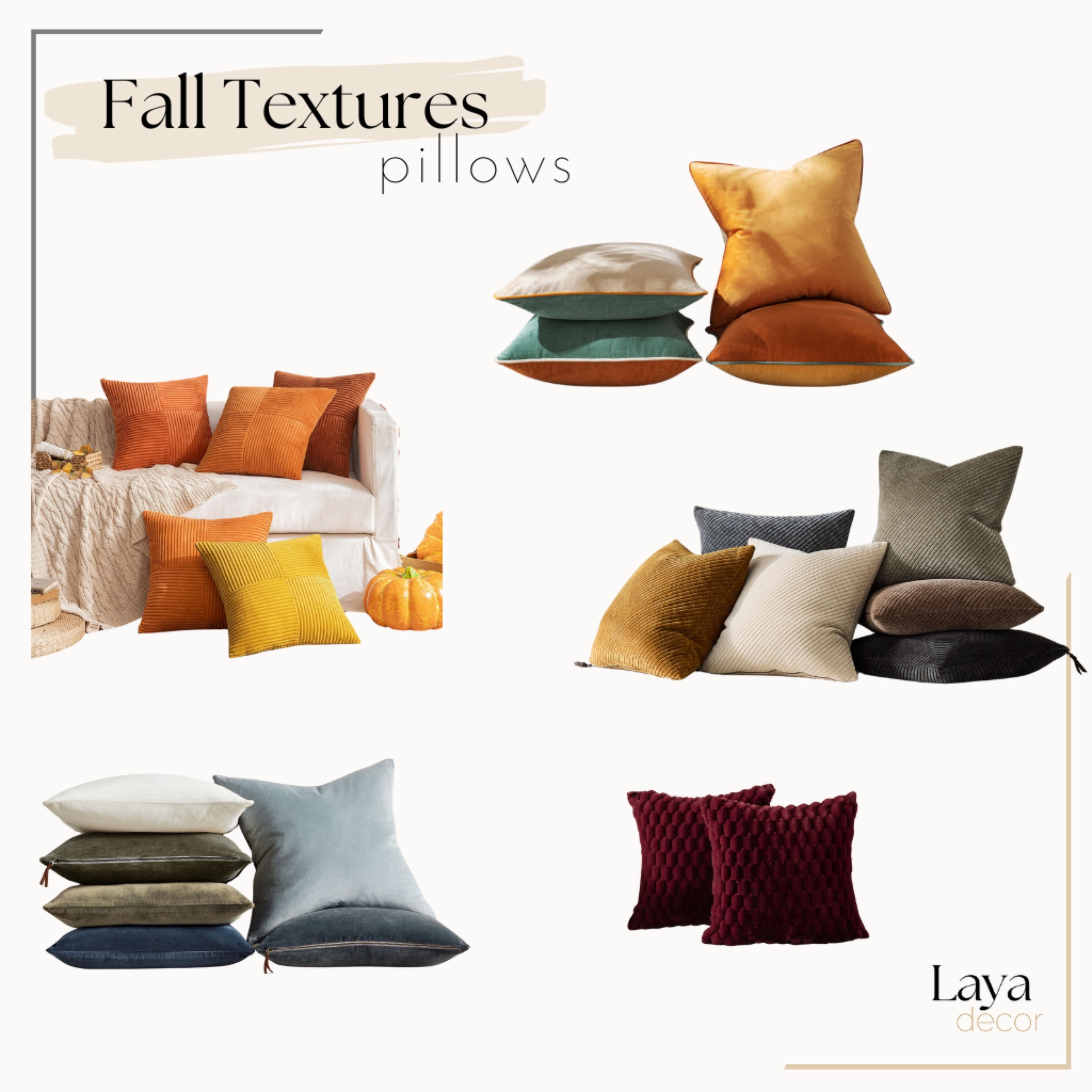Plush cushions with velvet covers add texture and touch of luxury to your sofa

#LTKHome #LTKSeasonal