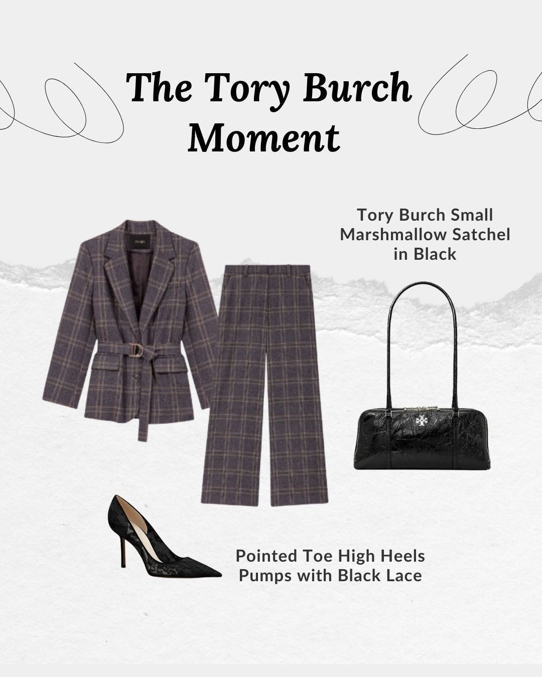 ✨ Tory Burch Spotlight ✨

Sleek, structured, and endlessly versatile — the Tory Burch Small Marshmallow Satchel in Black takes center stage in this polished look. Paired with a belted plaid blazer, tailored trousers, and black lace pumps, it’s the perfect blend of power and elegance that moves effortlessly from day to night. 🖤

Shop the look now on LTK ⤵️ 

 #LTKStyleTip #LTKShoeCrush #LTKItBag