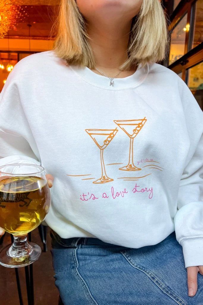 It's a Love Story Sweatshirt - Girl Tribe Co. | Girl Tribe Co.