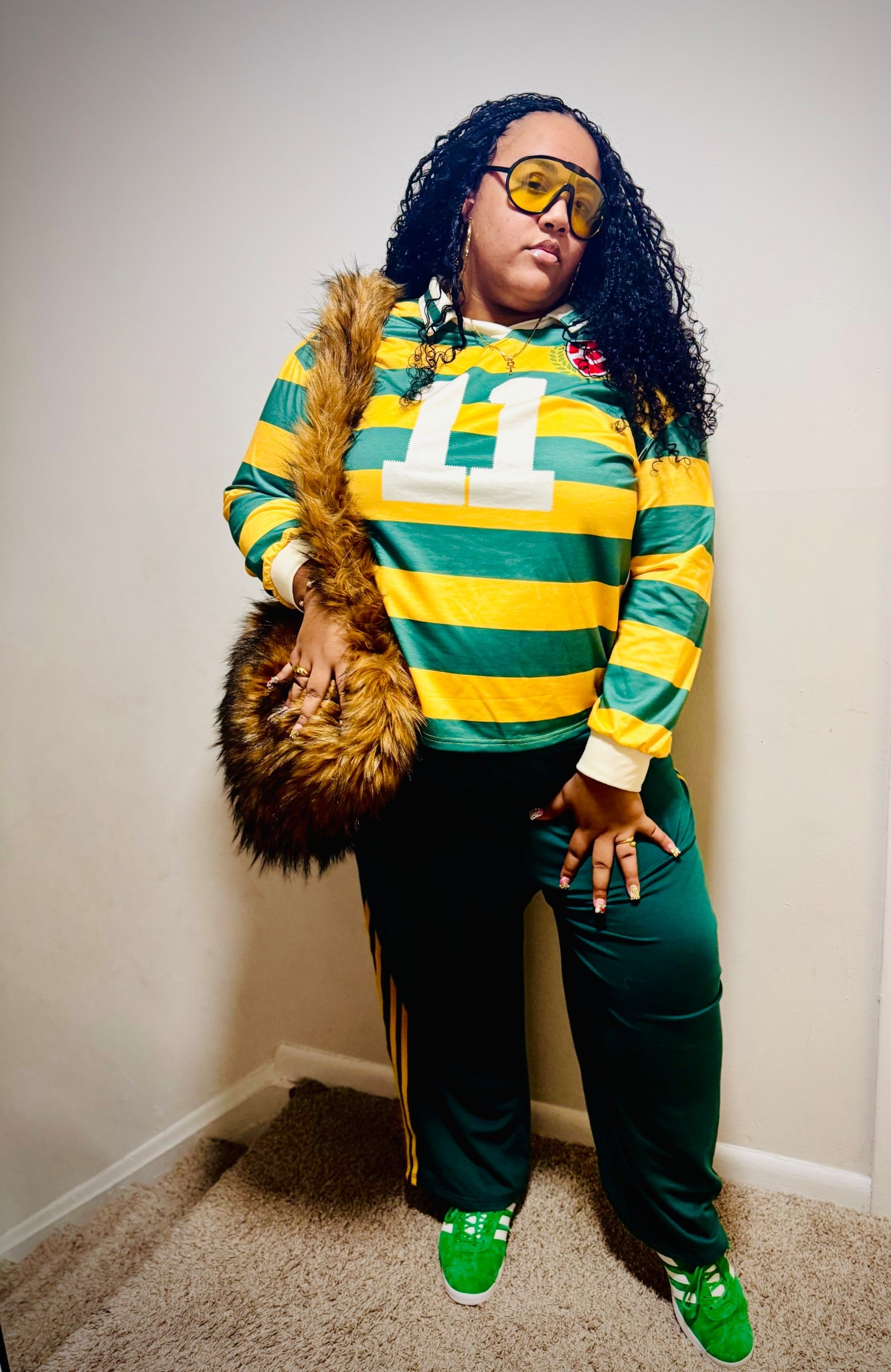 Cute sporty fall look 💚💛 

#LTKTall #LTKPlusSize #LTKSeasonal