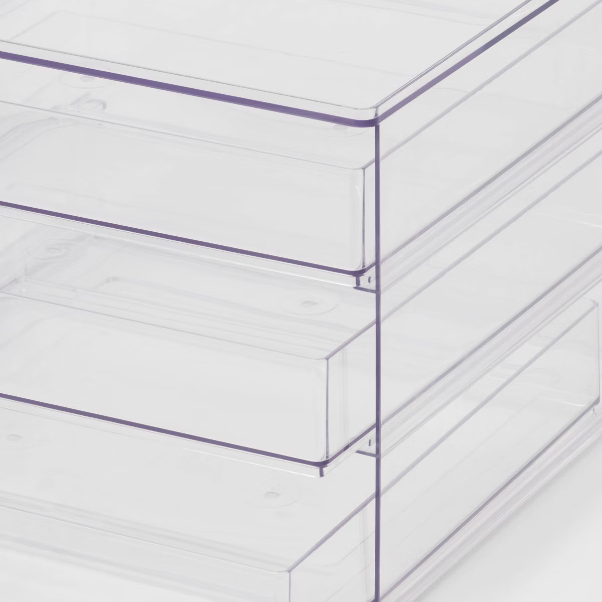 All Purpose 3 Drawer Storage Clear - Brightroom™: Acrylic Utility Bins, Universal Storage, 1352... | Target
