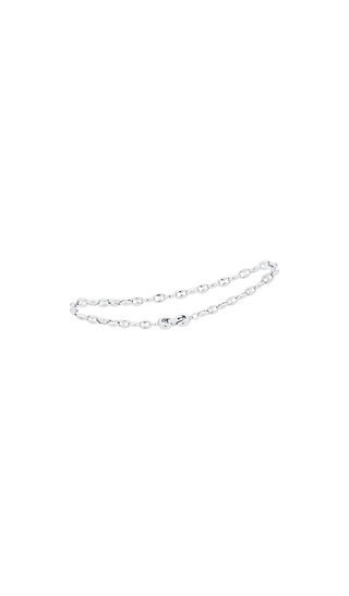 Jenny Bird Dhani Anklet in Metallic Silver. - size M (also in ) | Revolve Clothing (Global)