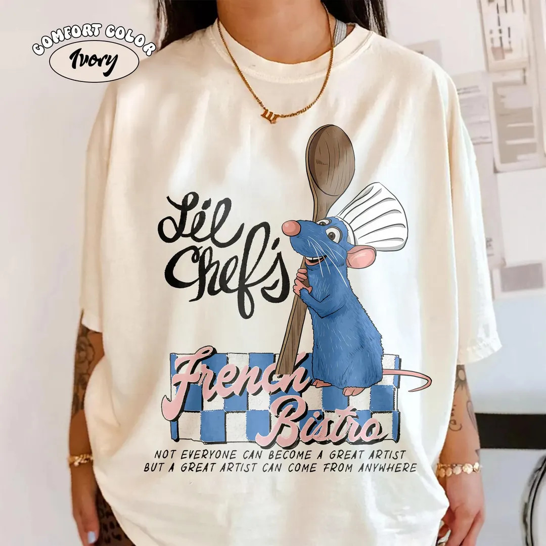 Comfort Colors Ratatouille Remy Shirt, Anyone Can Cook Disney Pixar Tee, Little Chef Gusteau’s ... | Etsy (US)