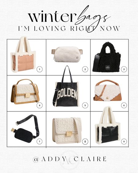 Winter purses, totes, cross body's and handbags for 2023❄️
 
#purse #pursesandbags #bags #bagsandpurses #neutral #affordable #accessories #fleecebag

#LTKtravel #LTKitbag #LTKstyletip