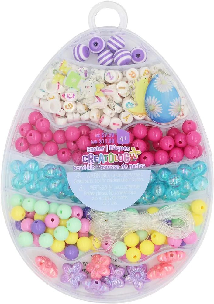 Easter Pastel Egg Shape Bead Kit by Creatology™ | Amazon (US)