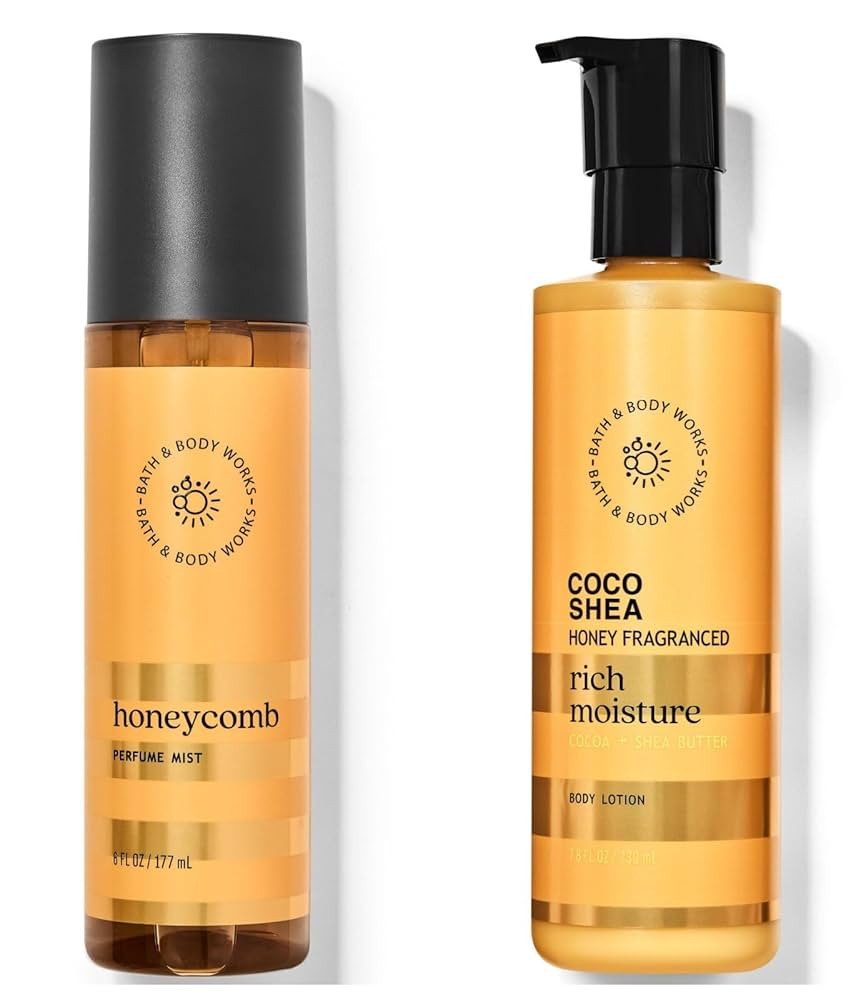 Coco Shea Honey Honeycomb Body Lotion and Perfume Mist Bath and Body 2 piece set | Amazon (US)