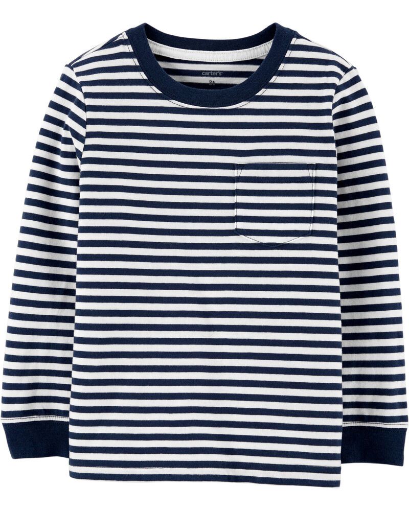 Striped Pocket Jersey Tee | Carter's