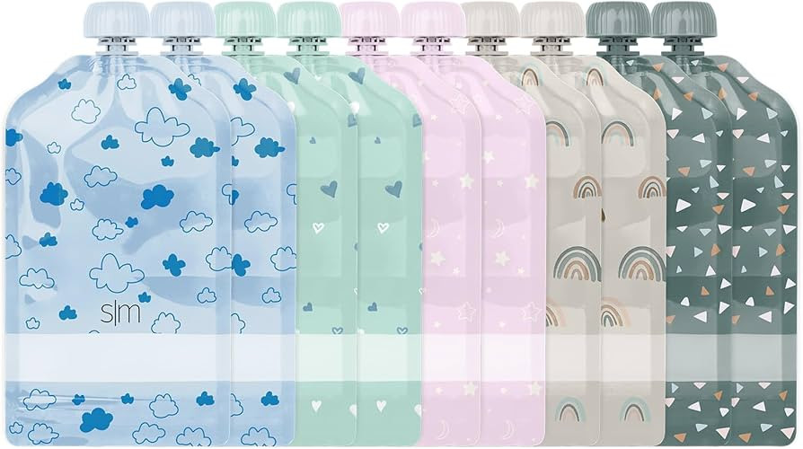 Simple Modern Reusable Baby Food Pouches for Toddlers | BPA Free Plastic, Food Safe, Freezer Safe... | Amazon (US)