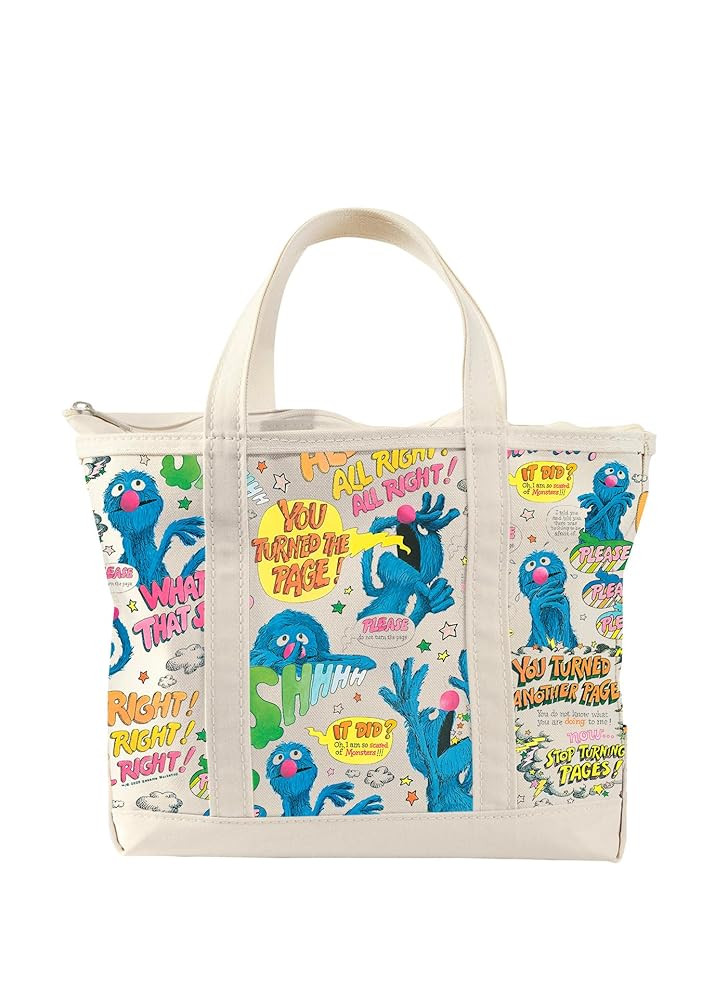 The Monster at the End of This Book Zippered Tote with Inner Pocket - Officially Licensed Sesame ... | Amazon (US)