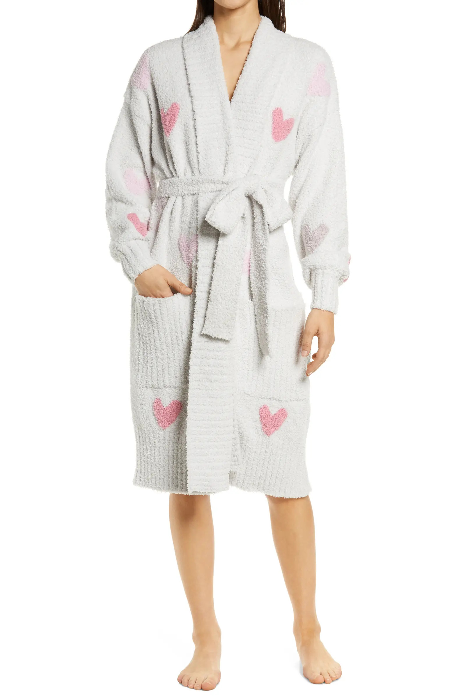 Splendid Fuzzy Print Fleece Robe | Nordstrom | Nordstrom