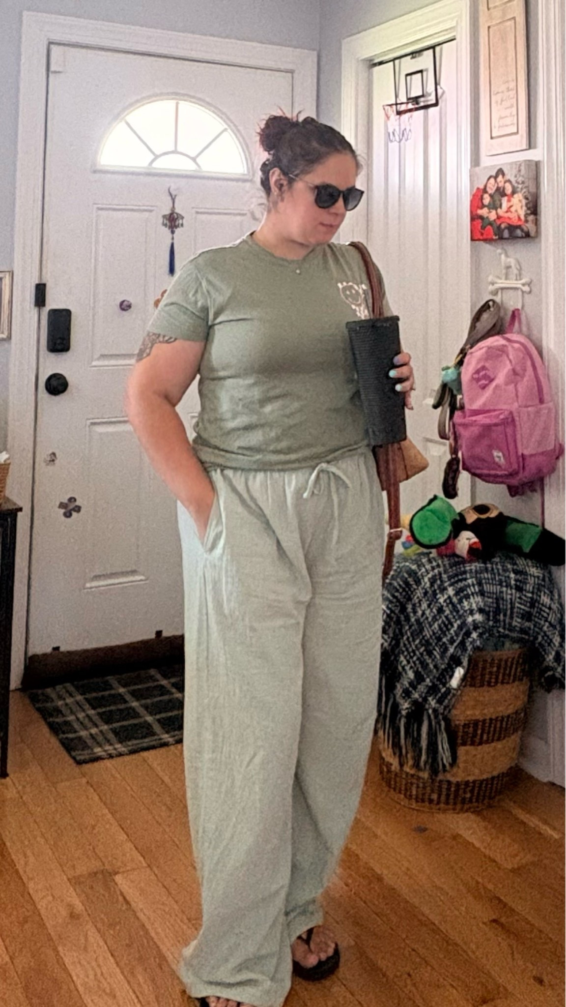 Before we head out. ☕💚
Easy Walmart outfit for errands, coffee runs, and chasing the kids. Linking everything I can!

#LTKootd #LTKmomlife #LTKOver40