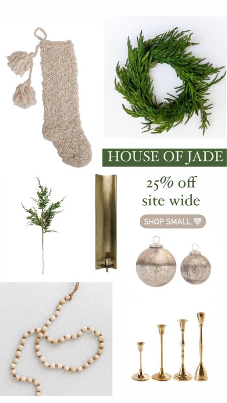 Shop Small Saturday - House of Jade - beautiful home decor, holiday decor, Christmas decor, and gift ideas for homebodies 

#LTKhome #LTKHoliday #LTKCyberweek