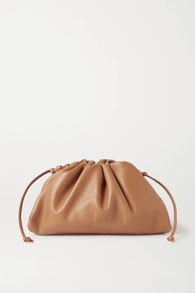 The Pouch small gathered leather clutch | NET-A-PORTER (US)