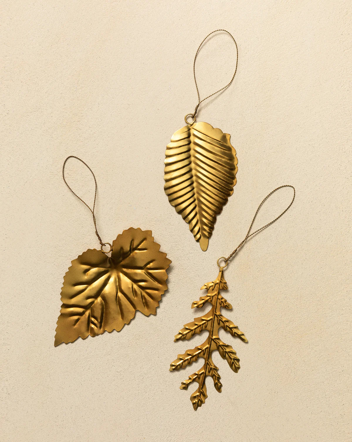 Metal Foliage Ornaments (Set of 3) | McGee & Co. (US)