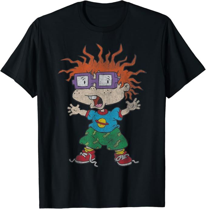 Nickelodeon Rugrats Chuckie Feature Character T-Shirt | Amazon (US)