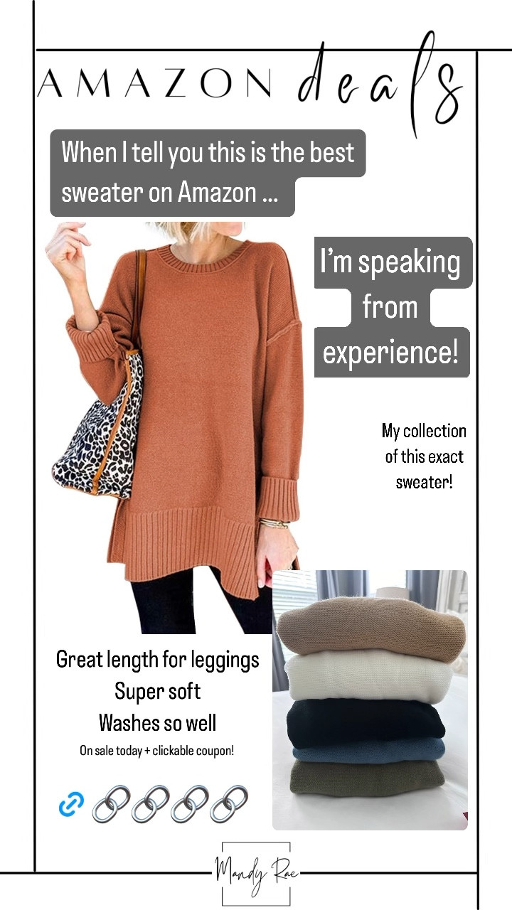 The BEST Amazon sweater!

#LTKsalealert #LTKmidsize #LTKSeasonal