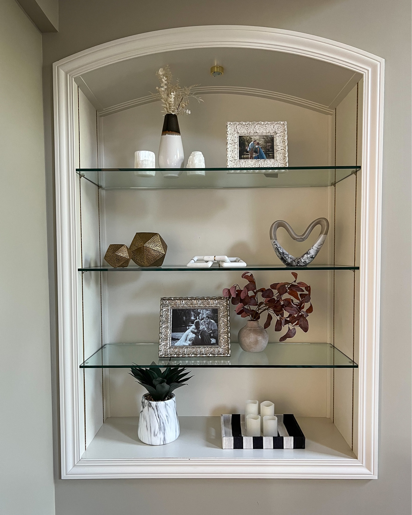 Fall decor. Home decor. Shelf decor. Shelf styling. Home decor ideas. Eucalyptus decor. 

#LTKSeasonal #LTKhome