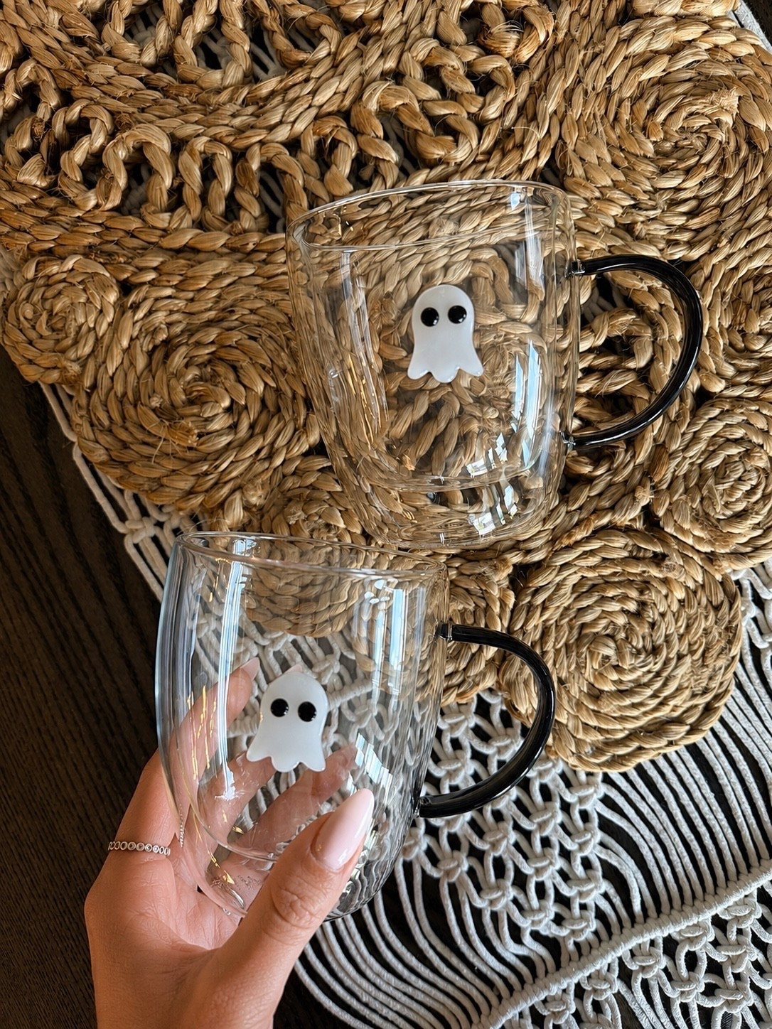 The cutest little Halloween find that I’ll be reaching for all spooky season. These Anthropologie ghost icon mugs are double-walled glass, lightweight, & make everything from morning coffee to nighttime hot chocolate feel a little more festive.

Anthropologie ghost mug - Halloween mug - spooky season decor - ghost glass mug - double wall glass mug - fall home decor - Halloween kitchen - coffee mug - seasonal kitchen decor - cute Halloween finds - neutral Halloween decor - coffee bar styling - autumn home - festive drinkware - Anthropologie home - ghost aesthetic - fall coffee essentials - cozy home decor - Halloween hosting - spooky cute decor - icon cup - icon mug - ghost mug

#LTKSeasonal #LTKHome #LTKdayinmylife