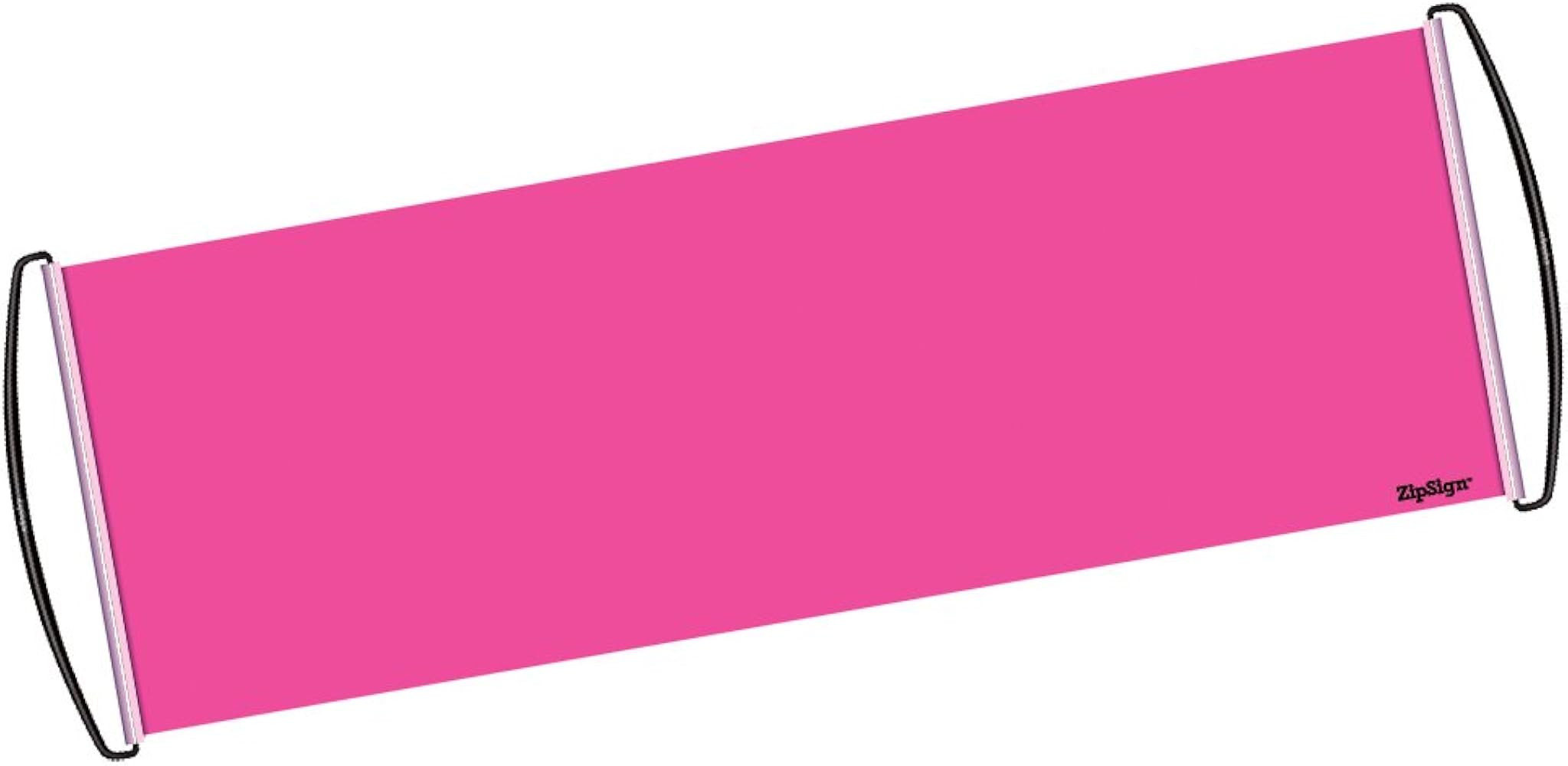 Zip Sign Dry Erase Banner - Rolls Itself Up, Unrolls to 9.5” x 27”, Reusable, Portable, Fits ... | Amazon (US)