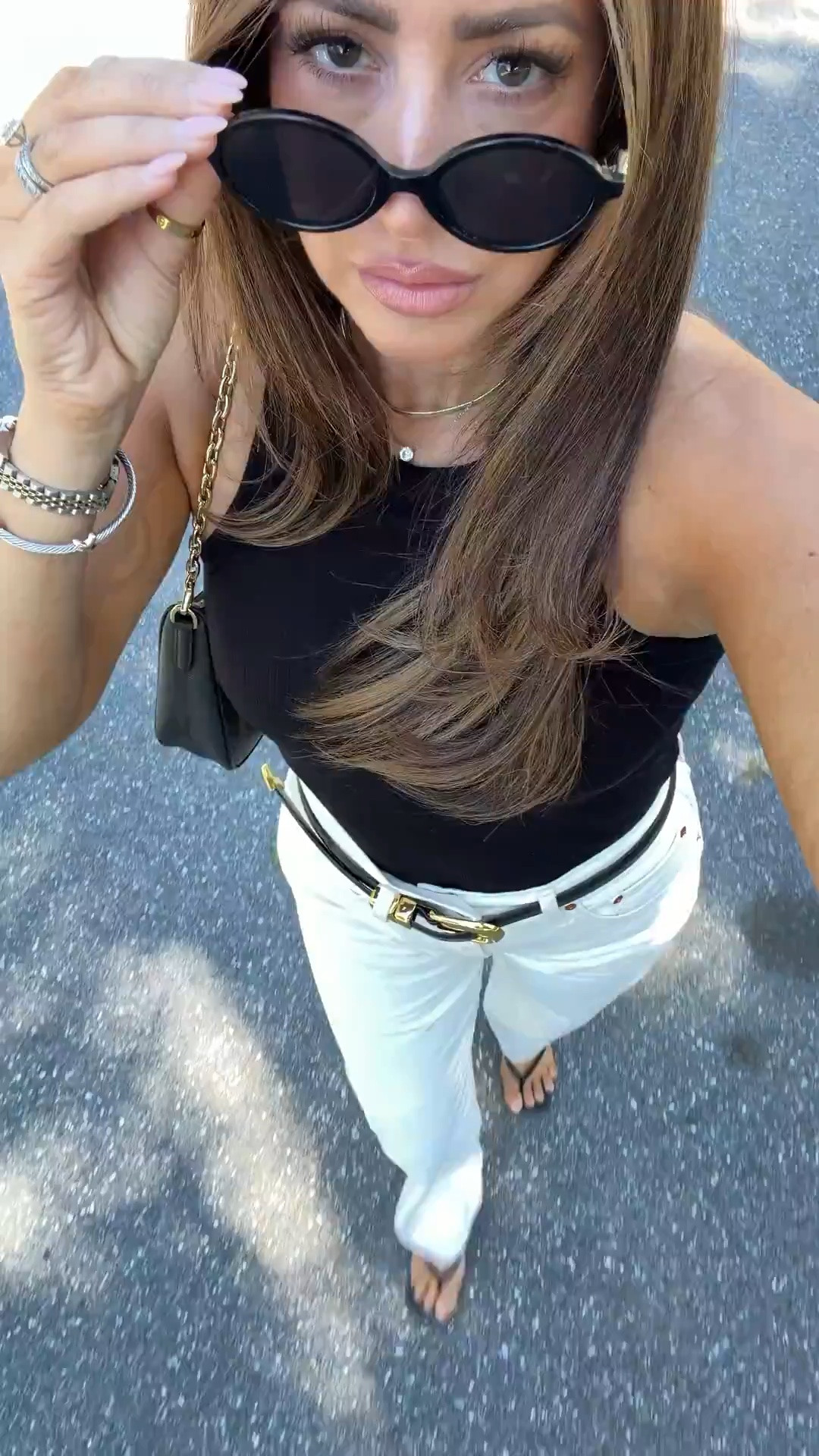 Elevated summer outfit or date night outfit . Size 28x32 jeans. Best built in shelf bra and removing padding tank tops!

#LTKSeasonal #LTKSaleAlert #LTKootd