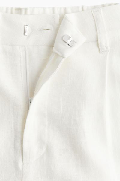Linen-blend tailored trousers | H&M (UK, MY, IN, SG, PH, TW, HK)