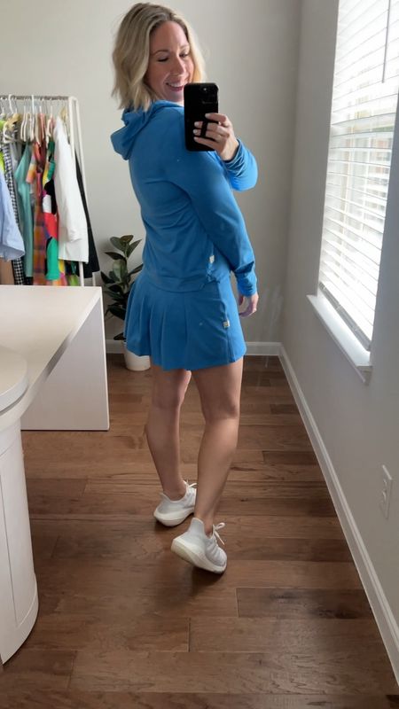 Softest hoodie - true to size and comes in other colors - wearing a small 

Cute pleats in back of tennis skirt - also has built in shorts with pockets - great for playing tennis, pickle ball or just running errands!

Makes a great travel outfit 

I mix and match with vuori joggers or tennis skirt - wearing skirt in size small - true to size 





Travel outfit , hoodie , tennis outfit , Nordstrom finds , vuori 
#ltkseasonal 


#LTKshoecrush #LTKunder100 #LTKfit